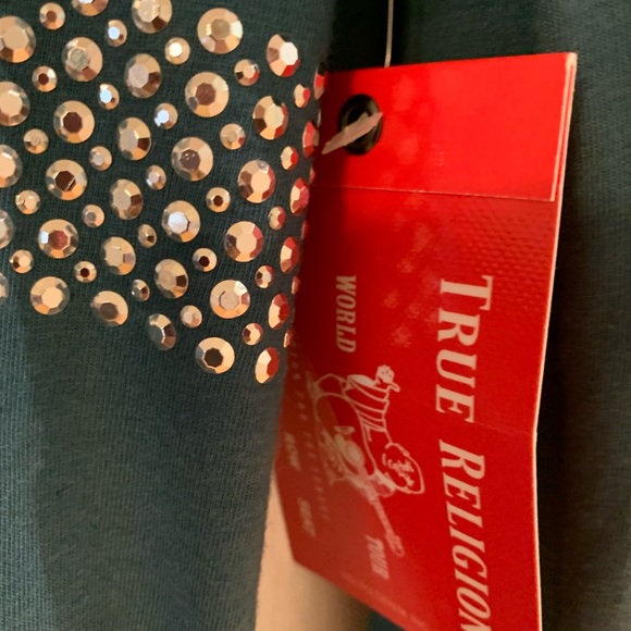 True Religion Glam Long Sleeve Top - NWT - Picture 3 of 5